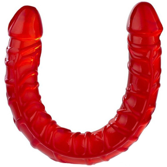 Oboustranné dildo Ultra Dong (červené)