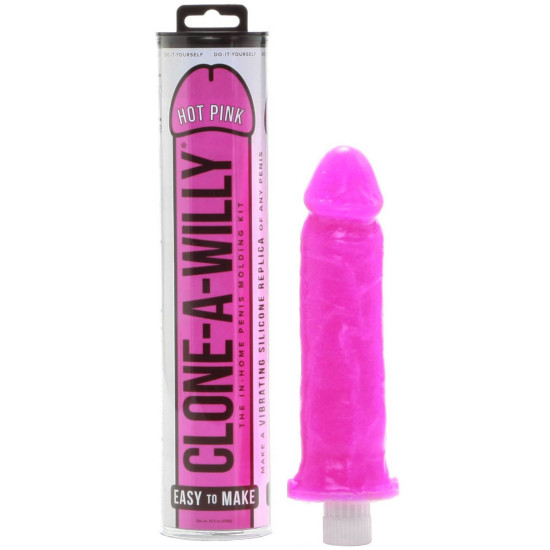 Clone,A,Willy Hot Pink (vibrátor) , sada pro odlitek penisu