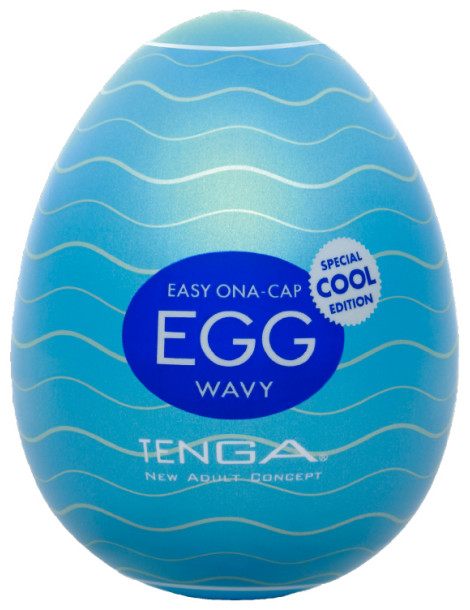 TENGA Egg Cool Wavy , masturbátor pro muže