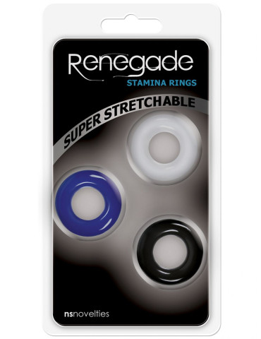 Sada erekčních kroužků Renegade , 3 ks