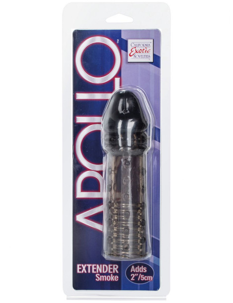 Prodlužovací návlek na penis APOLLO (se stimulačními výstupky)