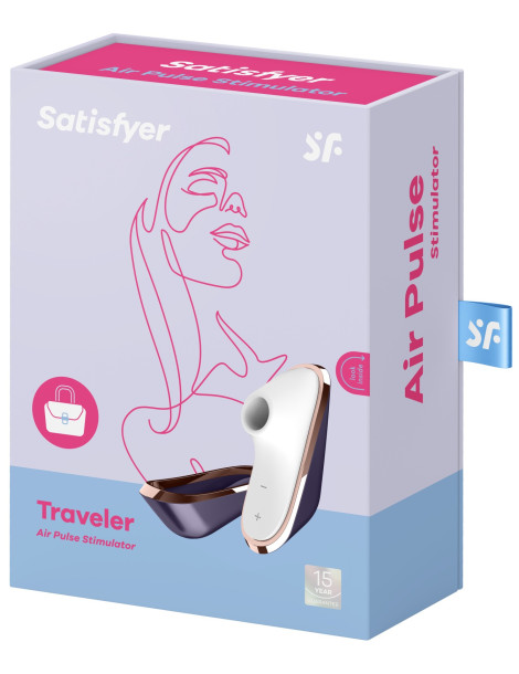 Pulzační stimulátor klitorisu Satisfyer Traveler (nabíjecí)