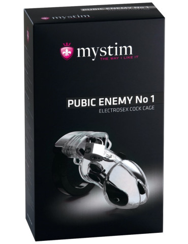 Klícka na penis pro elektrosex Pubic Enemy No 1 Transparent , MYSTIM