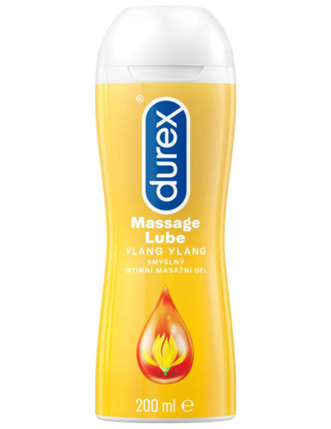 Masážní a lubrikační gel Durex 2 v 1 Ylang Ylang , 200 ml