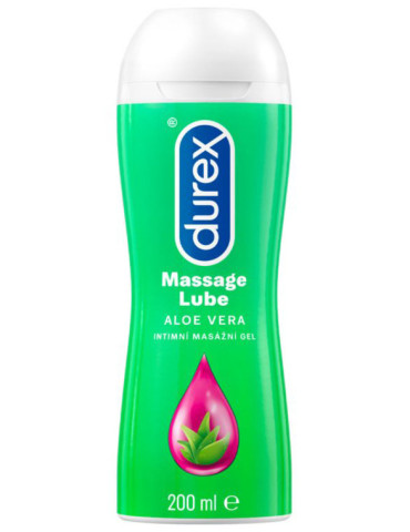 Masážní a lubrikační gel Durex 2 v 1 Aloe Vera , 200 ml