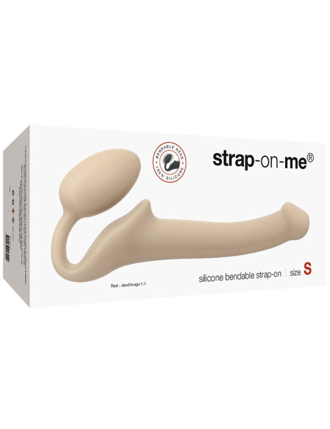 Tvarovatelný samodržící připínací penis Strap,On,Me , velikost S