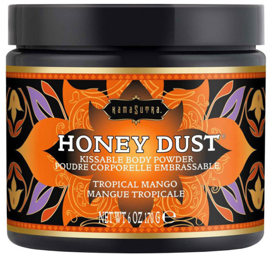 Slíbatelný tělový pudr Honey Dust Tropical Mango , 170 g
