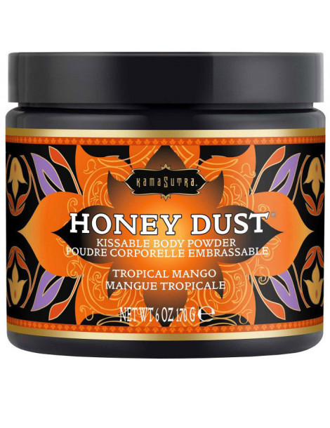 Slíbatelný tělový pudr Honey Dust Tropical Mango , 170 g