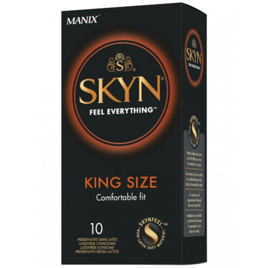 Ultratenké XL kondomy bez latexu Manix SKYN King Size (10 ks)