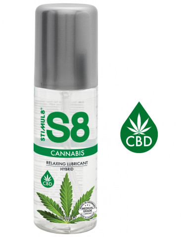Hybridní lubrikační gel S8 Cannabis , 125 ml