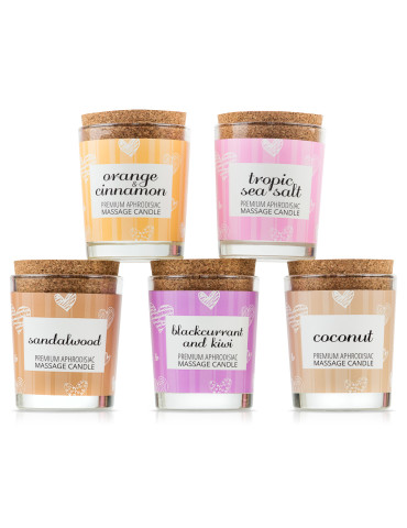 Afrodiziakální masážní svíčka MAGNETIFICO , Enjoy it! (tropic sea salt)
