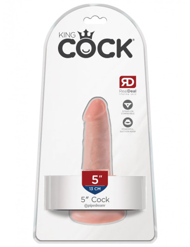 Realistické dildo s přísavkou King Cock 5" , Pipedream