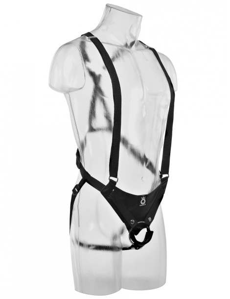 Dutý připínák 10" Hollow Strap,On Suspender System , King Cock