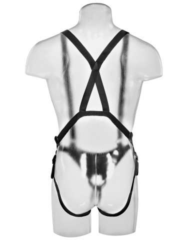 Dutý připínák 10" Hollow Strap,On Suspender System , King Cock