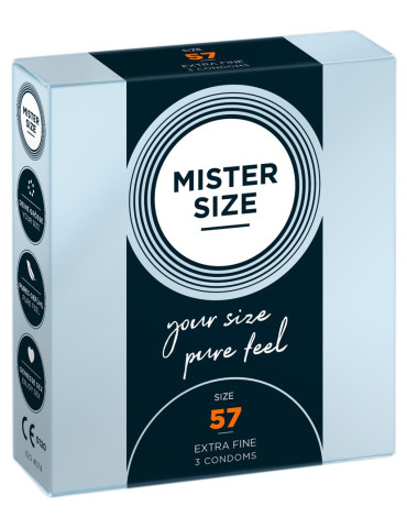 Kondomy MISTER SIZE 57 mm (3 ks)