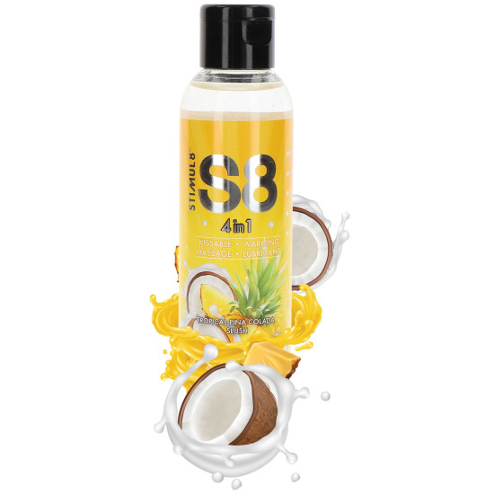 Lubrikační/masážní gel S8 4,in,1 Tropical Pina Colada Slush