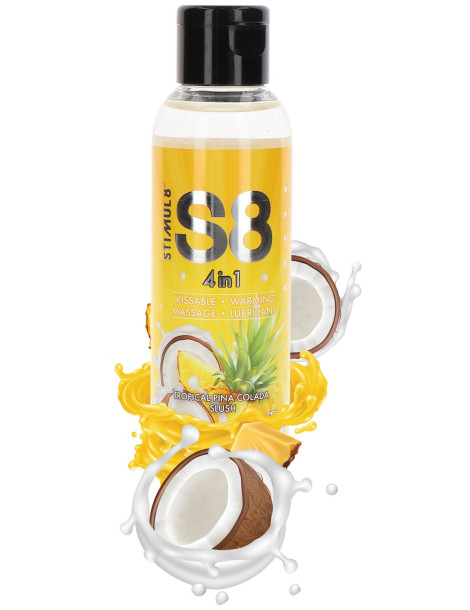 Lubrikační/masážní gel S8 4,in,1 Tropical Pina Colada Slush
