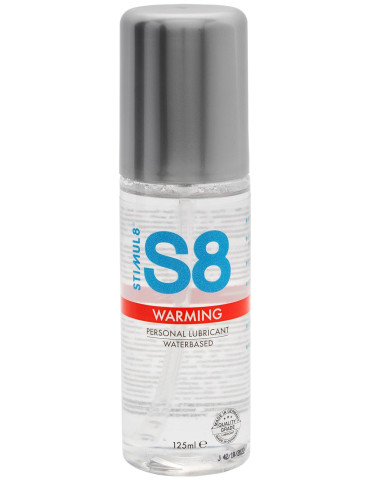Hřejivý lubrikační gel na vodní bázi S8 Warming , 125 ml