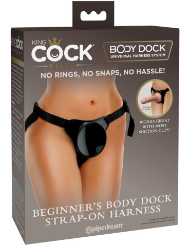 Univerzální postroj na strapony King Cock Elite Beginner's Body Dock , Pipedream