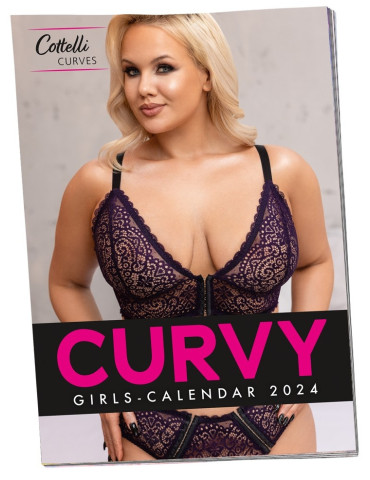 Nástěnný kalendář CURVY GIRLS 2024