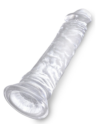 Dildo s přísavkou King Cock Clear 8" , Pipedream