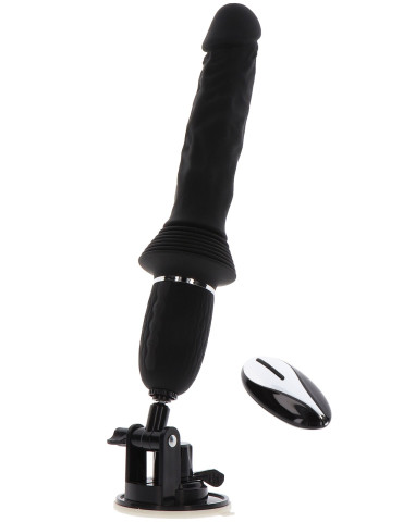 Realistický přirážecí vibrátor s přísavkou a ovladačem Magnum Opus Pro , TOYJOY