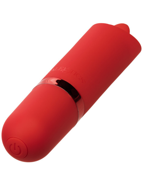 Vibrační stimulátor klitorisu s jazýčkem Kyst Flicker , California Exotic Novelties