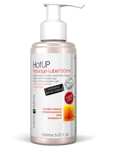 Hřejivý masážní a lubrikační gel HotUP , Lovely Lovers