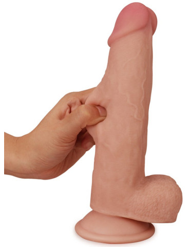 Dildo s pohyblivou kůží a přísavkou Sliding Skin 8" , Lovetoy