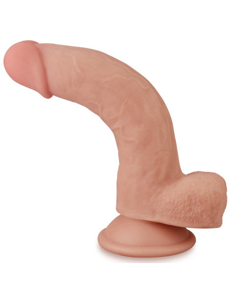 Dildo s pohyblivou kůží a přísavkou Sliding Skin 8" , Lovetoy