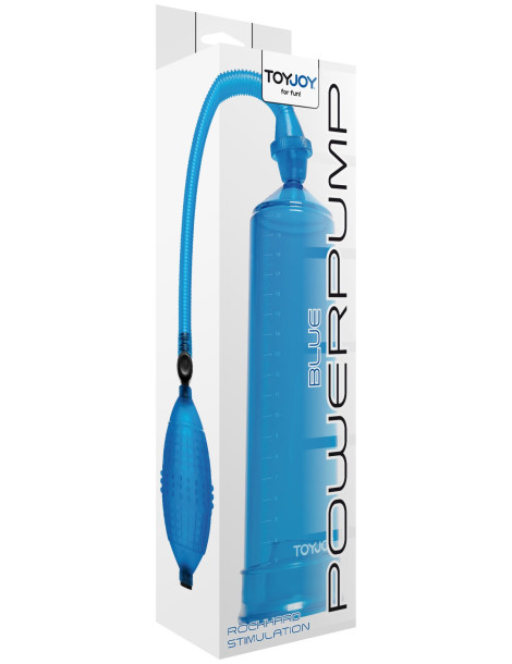 Modrá vakuová pumpa pro muže Power Pump , TOYJOY