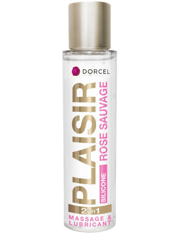Lubrikační a masážní gel na bázi silikonu Plaisir Rose Sauvage , Dorcel