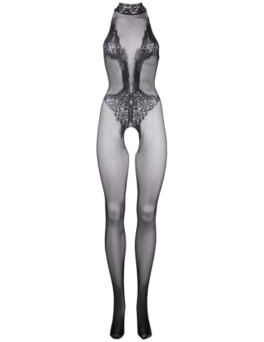 Síťovaný catsuit s krajkou a otvorem v rozkroku Le Désir , SHOTS (one size)