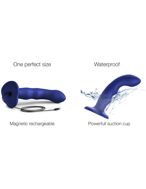Pulzační vibrátor s přísavkou Wave , Strap,On,Me
