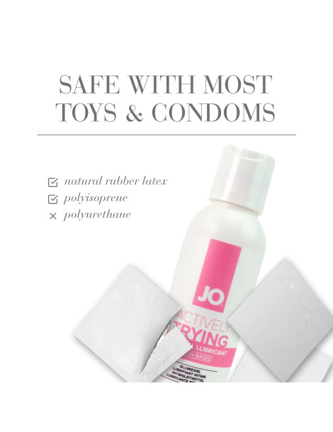 Lubrikační gel na podporu otěhotnění Actively Trying , System JO (120 ml)
