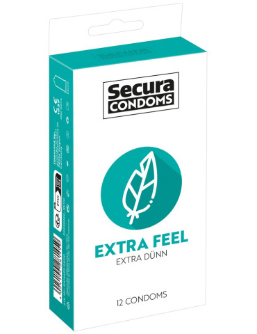 Extra tenké kondomy Extra Feel , Secura (12 ks)