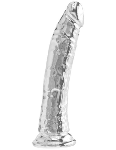 Transparentní realistické dildo s přísavkou Get Real 9" , TOYJOY