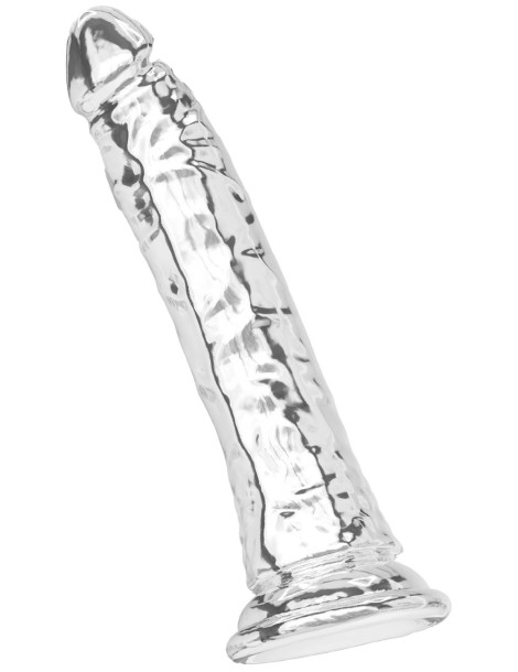Transparentní realistické dildo s přísavkou Get Real 9" , TOYJOY