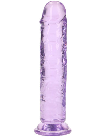 Realistické dildo s přísavkou RealRock 7" , SHOTS (fialové)