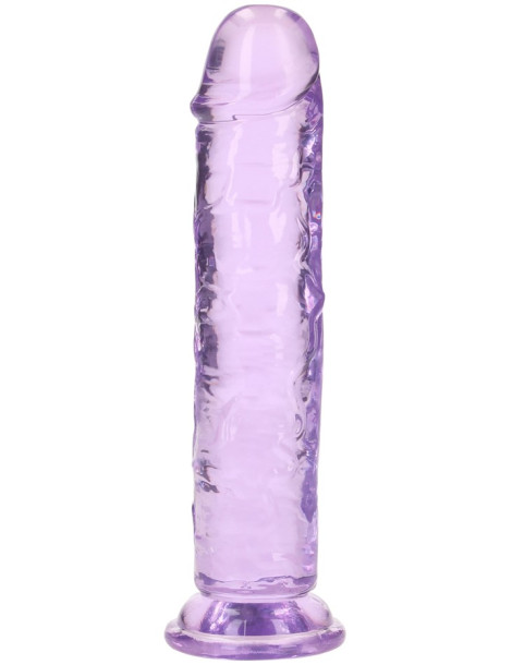Realistické dildo s přísavkou RealRock 7" , SHOTS (fialové)