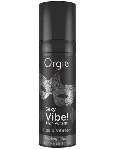 Stimulační gel s vibračním efektem Sexy Vibe! High Voltage , Orgie (15 ml)