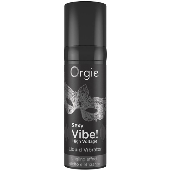 Stimulační gel s vibračním efektem Sexy Vibe! High Voltage , Orgie (15 ml)