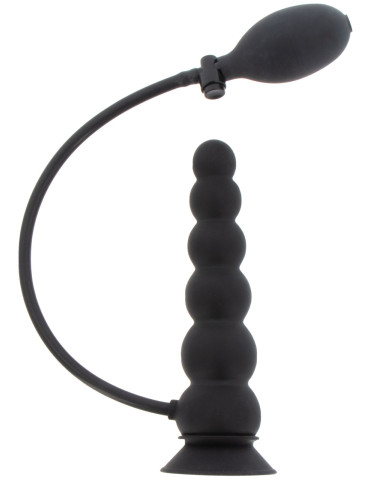 Nafukovací anální kuličky s přísavkou Inflatable Suction Plug Expert , Hidden Desire