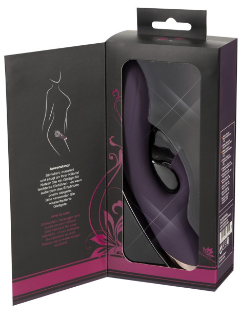 Vibrátor se sacím stimulátorem klitorisu Sucking Vibrator , Javida