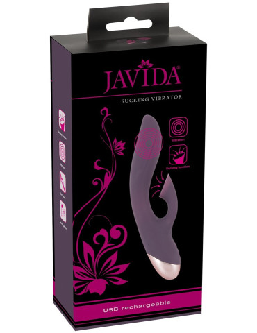 Vibrátor se sacím stimulátorem klitorisu Sucking Vibrator , Javida