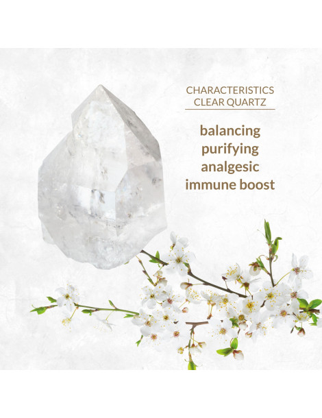 Náhrdelník s křišťálem Clear Quartz Necklace , La Gemmes