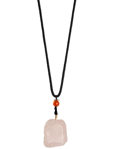Náhrdelník s růženínem Rose Quartz Necklace , La Gemmes