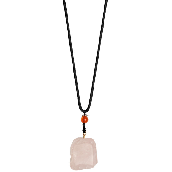 Náhrdelník s růženínem Rose Quartz Necklace , La Gemmes