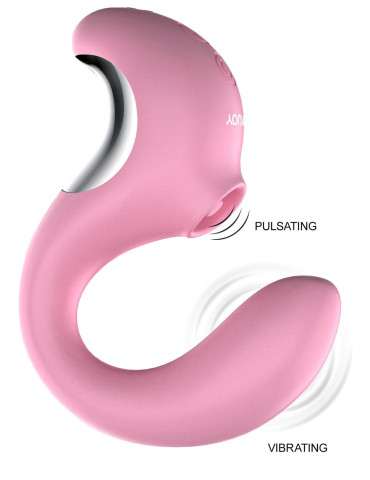 Vibrátor s pulzačním stimulátorem klitorisu TWIST , TOYJOY