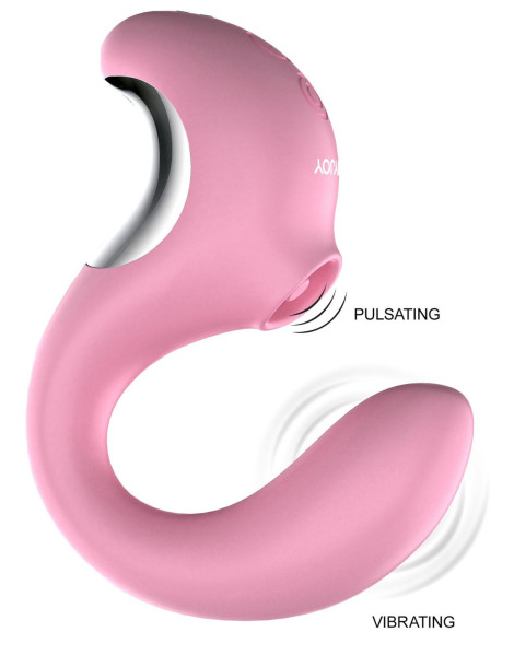 Vibrátor s pulzačním stimulátorem klitorisu TWIST , TOYJOY